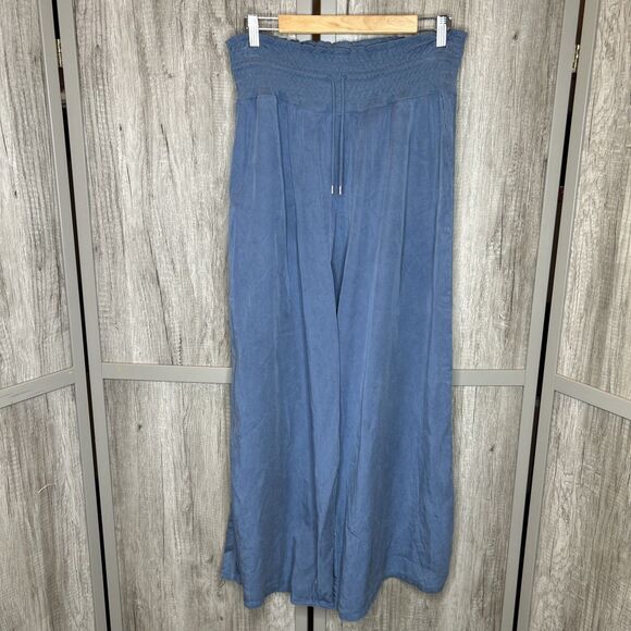 Free People Movement Harem Pants Wide Leg Pockets Smocked Waist Pull On Size S - Picture 1 of 8